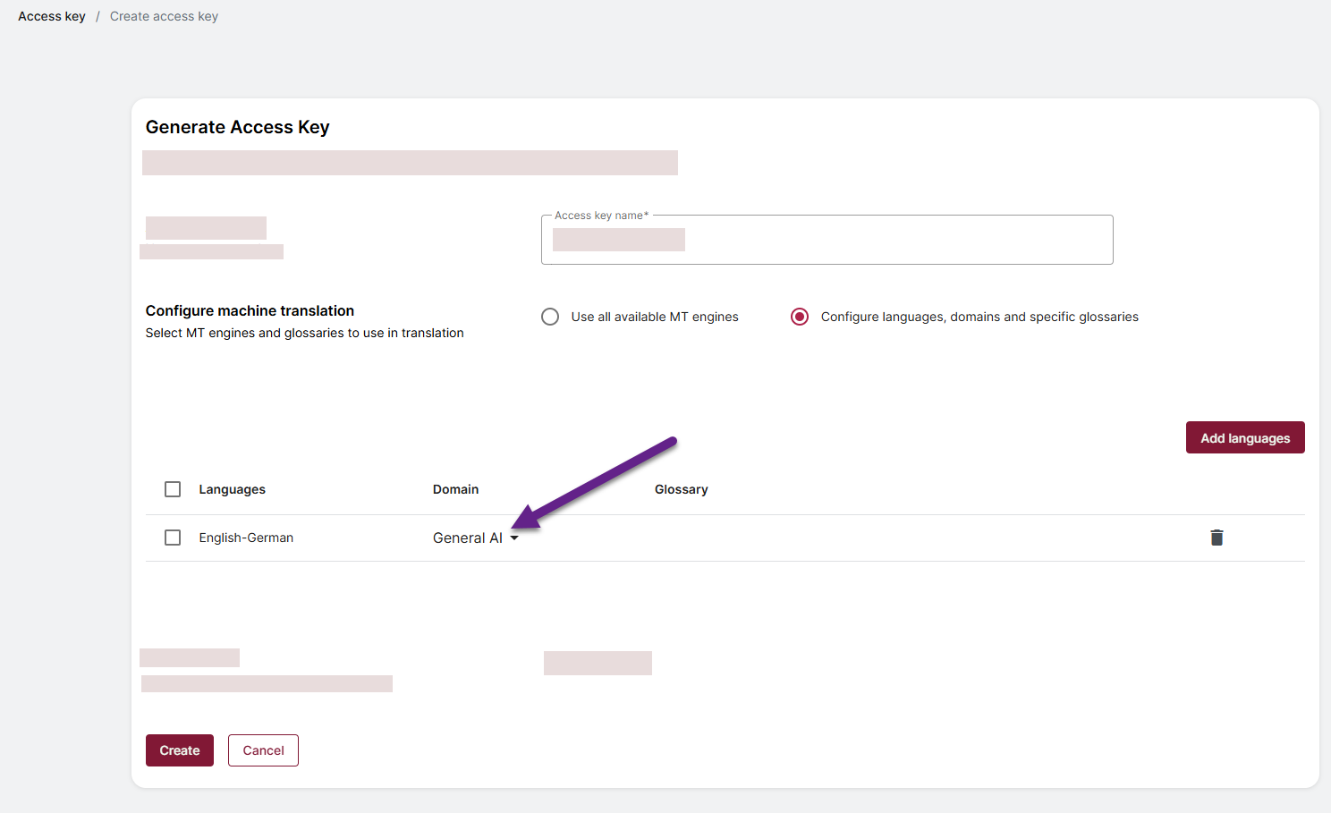 Figure 6. Select the domain.