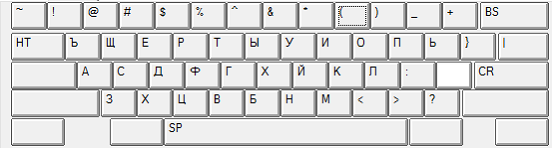 Russian (') nospiests Shift