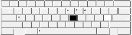 Russian (') mēmais taustiņš j