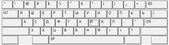 Russian Translit nospiests Shift