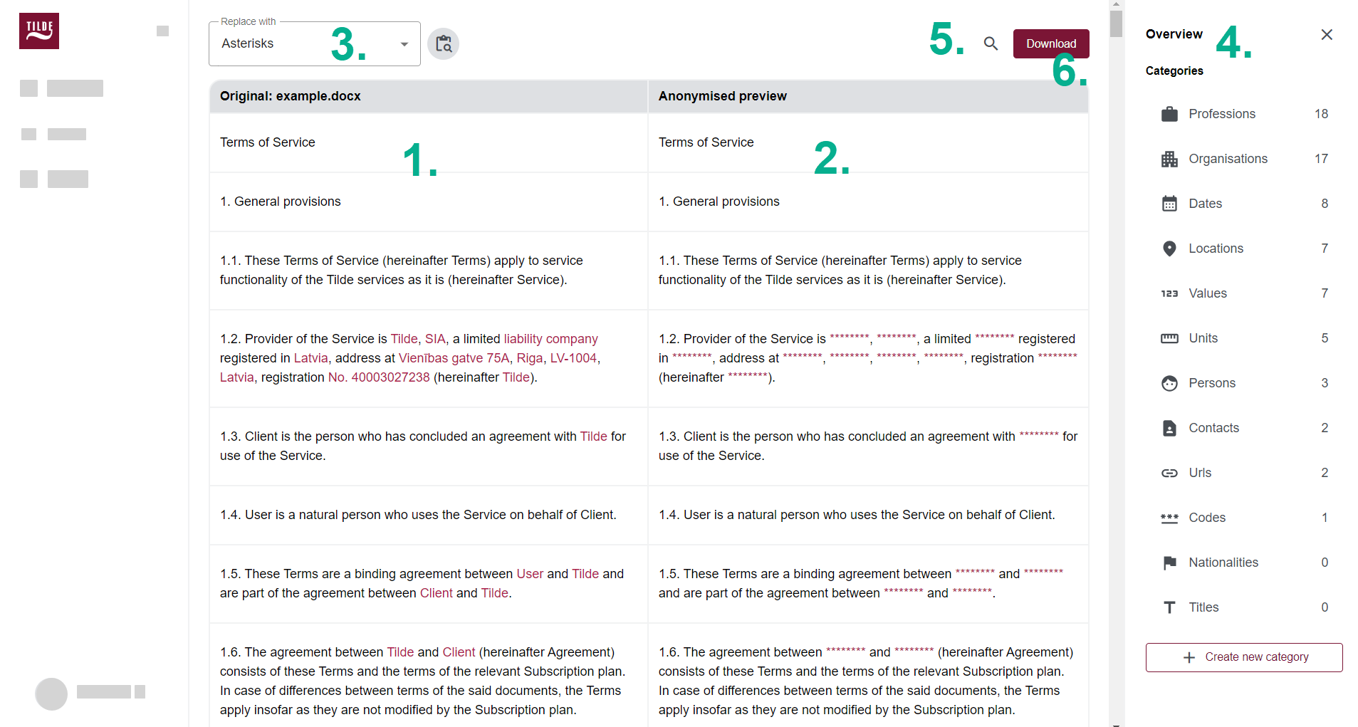 editor overview