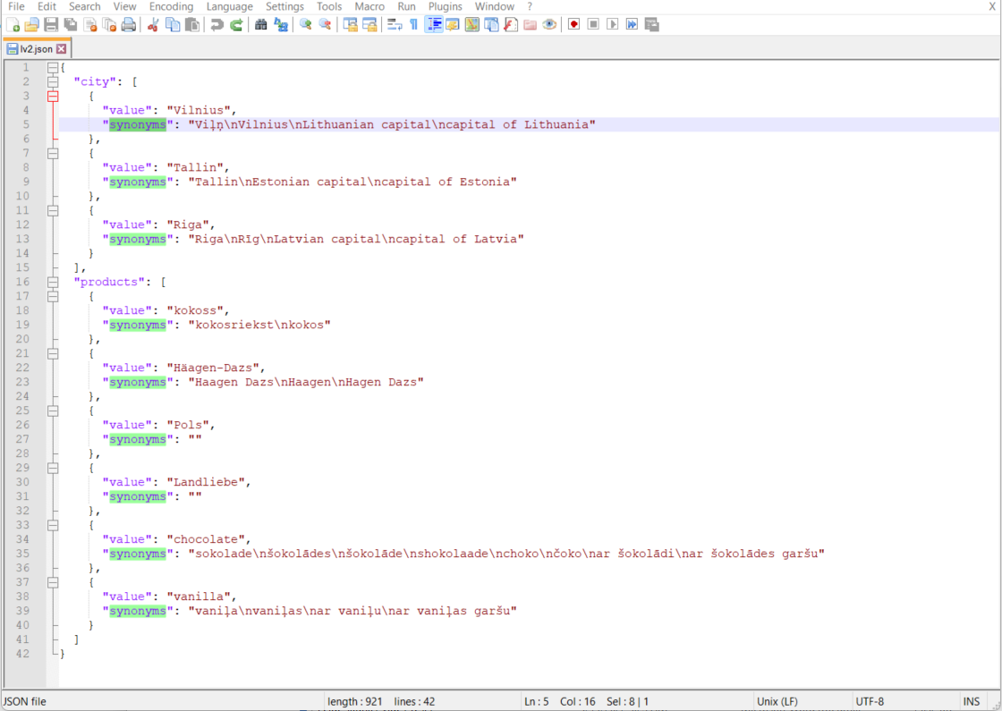 entitāšu tulkojums