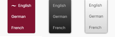 language switcher theme default