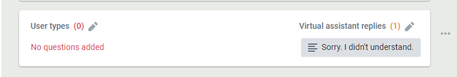 A scenario transition with the lowest priority.