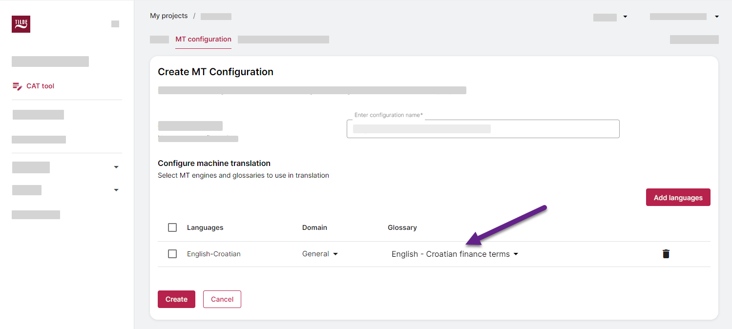 Create MT configuration 4