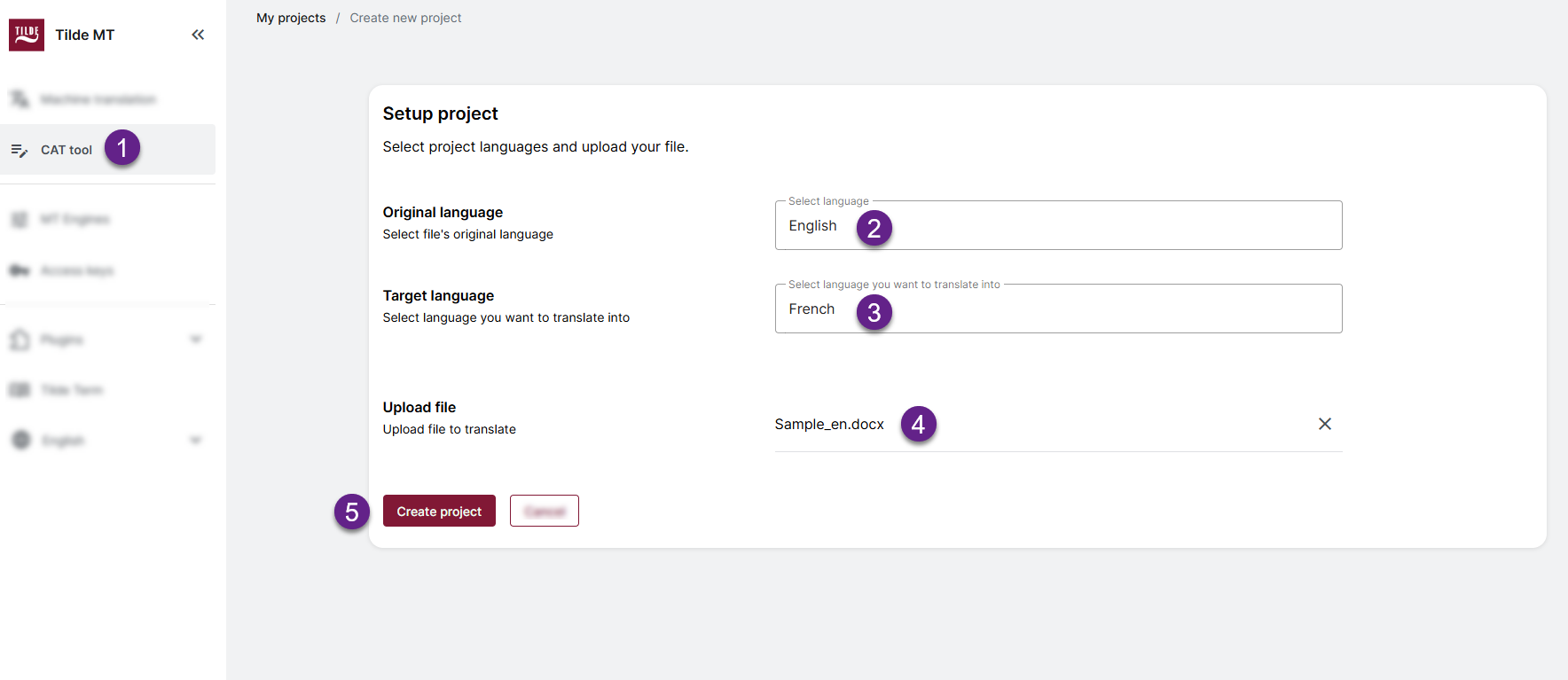 New Cat tool project.