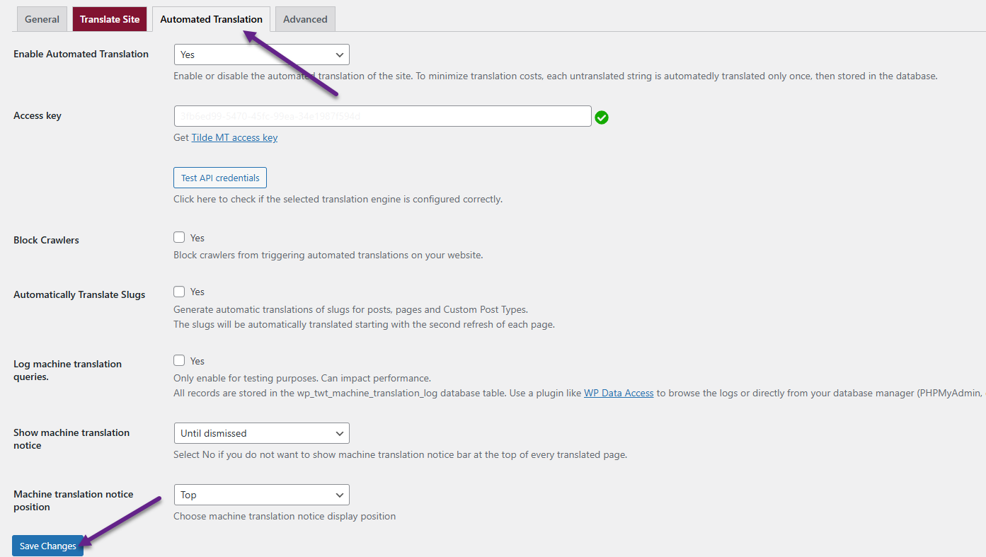 check unsupported languages 2